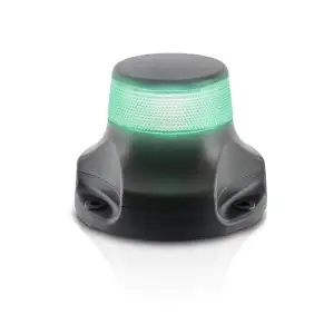 Hella 2 NM NaviLED 360 All Round Green Navigation Lamps (Black Base)