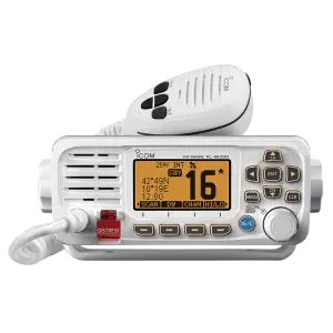 VHF Marine Radio Transceiver Compact IC-M330GE (White)