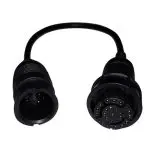 Adaptor Cable (8 pin to 25 pin) to attach an Airmar (8 pin) transducer to AXIOM RV (25 pin)